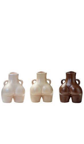 Set de vasijas love handles en color beige talla all en & - Beige. Talla all - Anissa Kermiche - Modalova