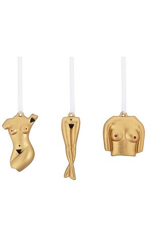 Set de adornos body language en color oro metálico talla all en - Metallic Gold. Talla all - Anissa Kermiche - Modalova