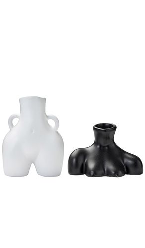 Little women duo pot in color black,white size all in - Black,White. Size all - Anissa Kermiche - Modalova