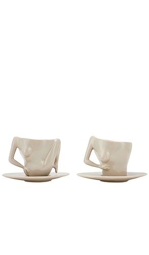 C cups coffee cups set of 2 in color cream size all in - Cream. Size all - Anissa Kermiche - Modalova