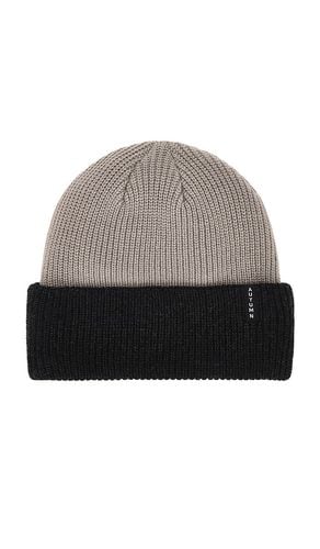 Blocked Beanie in - Autumn Headwear - Modalova