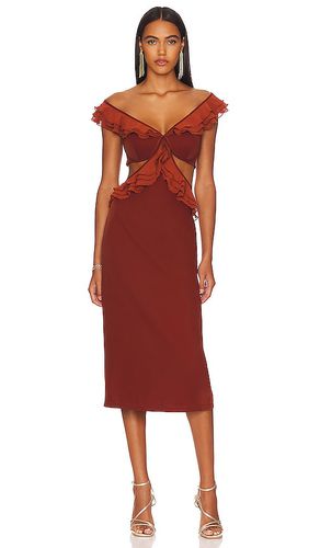 X REVOLVE Leni Midi Dress in . Taglia M, S, XS - Andrea Iyamah - Modalova