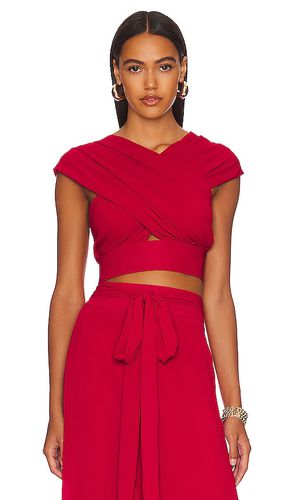 X revolve aki crop top in color red size S in - Red. Size S (also in XS) - Andrea Iyamah - Modalova