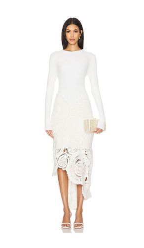 Mosaic Crochet Midi Dress in . Size XXS - Aje - Modalova