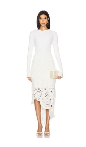 Mosaic Crochet Midi Dress in . Taglia XXS - Aje - Modalova