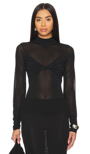 Alchemy twist crop knit top en color talla L en - Black. Talla L (también en XXS) - Aje - Modalova