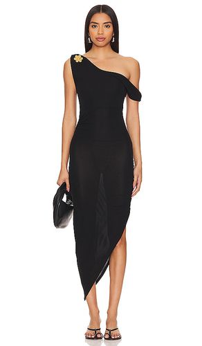 Vestido de broche louisa en color talla M en - Black. Talla M (también en L, S) - Asta Resort - Modalova