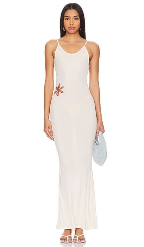 Stella Cut Out Dress - Creme in . Size M, S - Asta Resort - Modalova