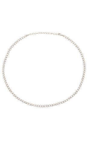 Marquise tennis necklace in color metallic size all in - Metallic . Size all - Alexa Leigh - Modalova