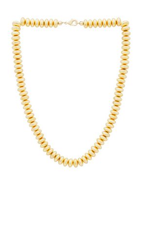 Collar brushed rondelle en color oro metálico talla all en - Metallic Gold. Talla all - Alexa Leigh - Modalova