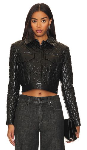 Chloe Vgn Quilted Boxy Crp Jacket in . Size M - Alice + Olivia - Modalova
