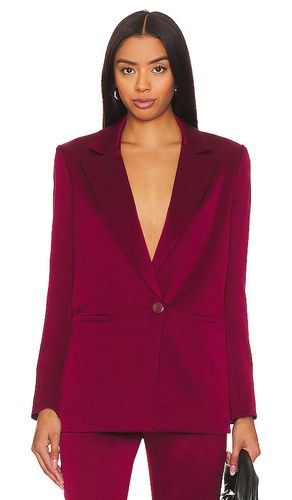 Denny notch collar bf blazer en color burgundy talla 0 en - Burgundy. Talla 0 (también en 10, 12, 2, 4, 6) - Alice + Olivia - Modalova
