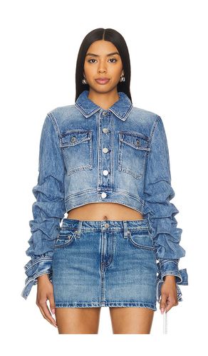 Tiff Denim Jacket in . Size L - Alice + Olivia - Modalova