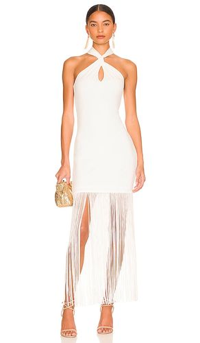 Steph Twist Neck Fringe Dress in . Size 2, 6, 8 - Alice + Olivia - Modalova