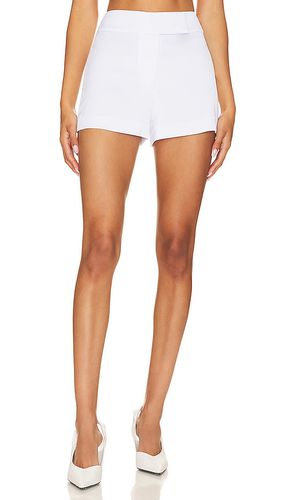 Pantalón corto mara crossover clean en color talla 10 en - White. Talla 10 (también en 14, 4, 6, 8) - Alice + Olivia - Modalova