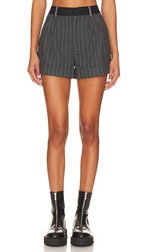 Conroy pleated cuff short in color charcoal size 10 in & - Charcoal. Size 10 (also in 14) - Alice + Olivia - Modalova
