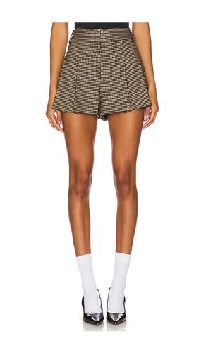 Scarlet flutter shorts en color marrón talla 4 en - Brown. Talla 4 (también en 6) - Alice + Olivia - Modalova