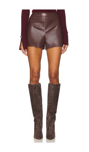 Hera back zip short en color chocolate talla 10 en - Chocolate. Talla 10 (también en 6, 8) - Alice + Olivia - Modalova