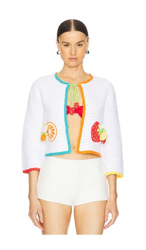 Anderson Tie Cardi in . Taglia M, S, XS - Alice + Olivia - Modalova