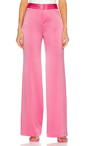 Pantalón deanna en color rosado talla 0 en - Pink. Talla 0 (también en 2, 4, 6) - Alice + Olivia - Modalova