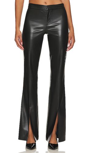 Pantalón de falso cuero walker en color talla 0 en - Black. Talla 0 (también en 10, 12, 14) - Alice + Olivia - Modalova