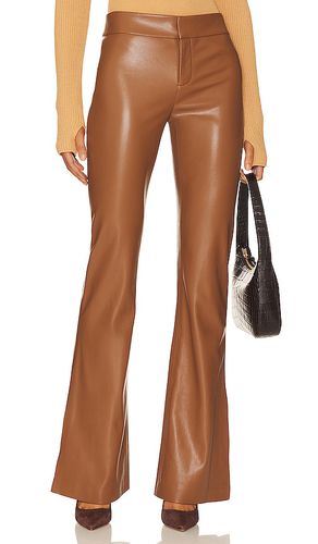 Olivia faux leather pant in color tan size 12 in - Tan. Size 12 (also in 14, 8) - Alice + Olivia - Modalova