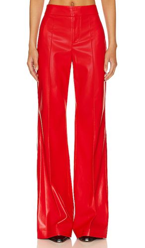 Pantalón de falso cuero dylan en color rojo talla 0 en - Red. Talla 0 (también en 10, 2, 4, 6, 8) - Alice + Olivia - Modalova