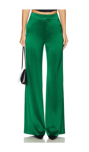 Pantalón dylan en color verde talla 0 en - Green. Talla 0 (también en 10, 12, 2, 4, 8) - Alice + Olivia - Modalova