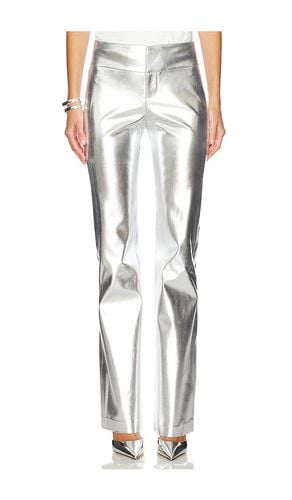 Olivia Faux Leather Fit Flare Pant in . Taglia 4 - Alice + Olivia - Modalova