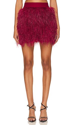 Cina feather skirt in color burgundy size 12 in - Burgundy. Size 12 (also in 14, 4, 6, 8) - Alice + Olivia - Modalova