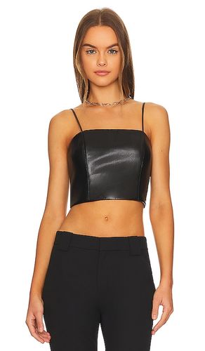 Pearle Vegan Leather Bustier in . Size 10, 2, 4, 6, 8 - Alice + Olivia - Modalova