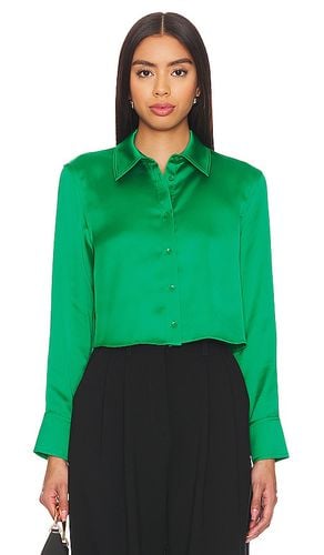 Leon Crop Button Down in . Taglia S, XS - Alice + Olivia - Modalova