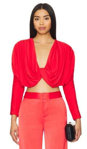 Top recortado elda en color rojo talla M en - Red. Talla M (también en L, S, XL, XS) - Alice + Olivia - Modalova