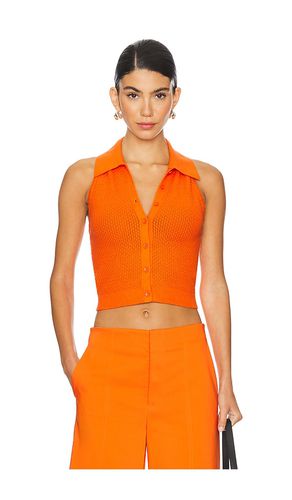 Camiseta tirantes miles collared en color naranja talla M en - Orange. Talla M (también en S) - Alice + Olivia - Modalova