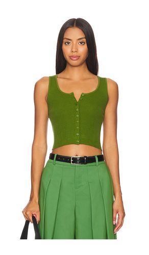 Daryn Button Thru Cropped Tank in . Size S - Alice + Olivia - Modalova