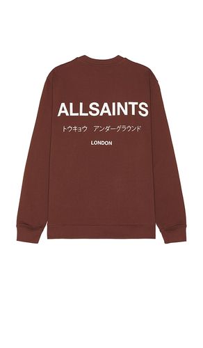 Sudadera en color burgundy talla L en - Burgundy. Talla L (también en M, S) - ALLSAINTS - Modalova