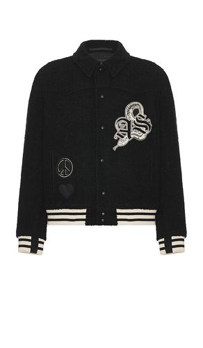 Chaqueta bomber ambaum en color talla L en - Black. Talla L (también en M, XL/1X) - ALLSAINTS - Modalova