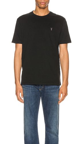 Camiseta básica brace en color negro talla L en - Black. Talla L (también en M, S, XL) - ALLSAINTS - Modalova