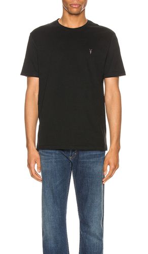 Camiseta básica brace en color negro talla L en - Black. Talla L (también en M, S, XL, XL/1X, XXL) - ALLSAINTS - Modalova