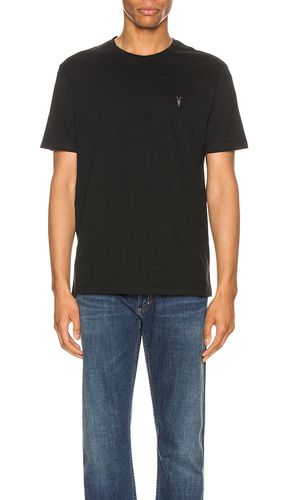 Camiseta básica brace en color negro talla M en - Black. Talla M (también en S) - ALLSAINTS - Modalova