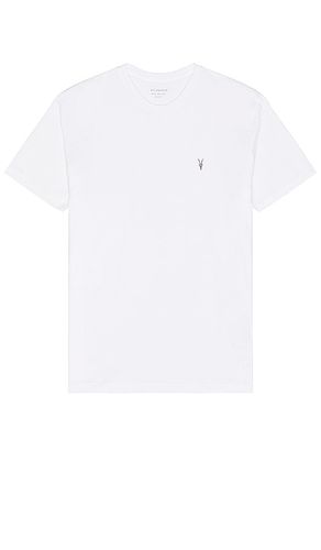 Camiseta básica brace en color blanco talla L en - White. Talla L (también en M, XL, XL/1X) - ALLSAINTS - Modalova