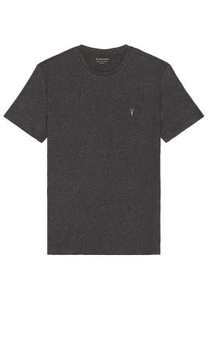 Camiseta cuello redondo brace en color charcoal talla S en - Charcoal. Talla S (también en M, L, XL, XS, XL/1X) - ALLSAINTS - Modalova