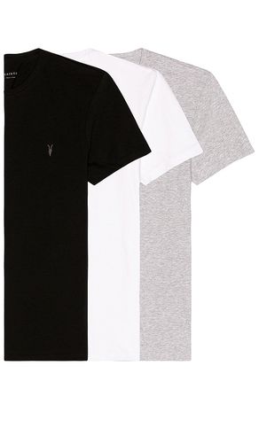 Camiseta 3 pack en color negro talla L en & - Black. Talla L (también en M, S) - ALLSAINTS - Modalova