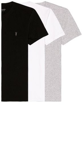 Camiseta 3 pack en color negro talla L en & - Black. Talla L (también en M, S, XL/1X) - ALLSAINTS - Modalova