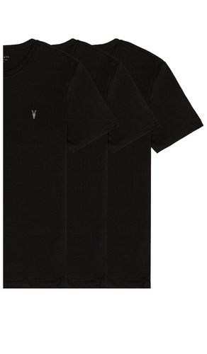 Camiseta 3 pack en color talla L en - Black. Talla L (también en M, S) - ALLSAINTS - Modalova