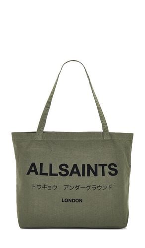 Bolso tote en color verde oliva talla all en - Olive. Talla all - ALLSAINTS - Modalova