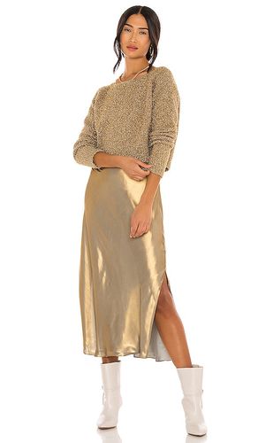 Vestido midi rosetta en color oro metálico talla M en & Khaki - Metallic . Talla M (también en S, XS) - ALLSAINTS - Modalova