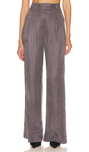 Pantalón con trabillas ellie en color talla 0 en - Grey. Talla 0 (también en 10, 12, 8) - ALLSAINTS - Modalova