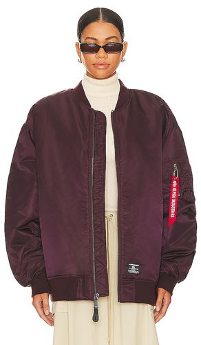 Ma-1 flight jacket in color purple size L in - Purple. Size L (also in M, S, XS) - ALPHA INDUSTRIES - Modalova
