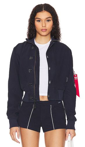 Us navy cropped jacket in color navy size S in - Navy. Size S (also in L, XS) - ALPHA INDUSTRIES - Modalova